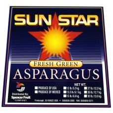 Sun Star Asparagus Fruit Crate Label