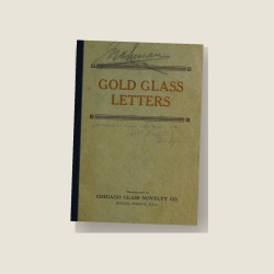 Gold Glass Letters (1910) — Digital Download