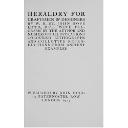 Heraldry for Craftsmen & Designers (1913) — Digital Download Heraldry for Craftsmen & Designers (1913) — Digital Download