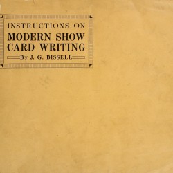 Instructions on Modern Show Writing (1913) — Digital Download Instructions on Modern Show Writing (1913) — Digital Download