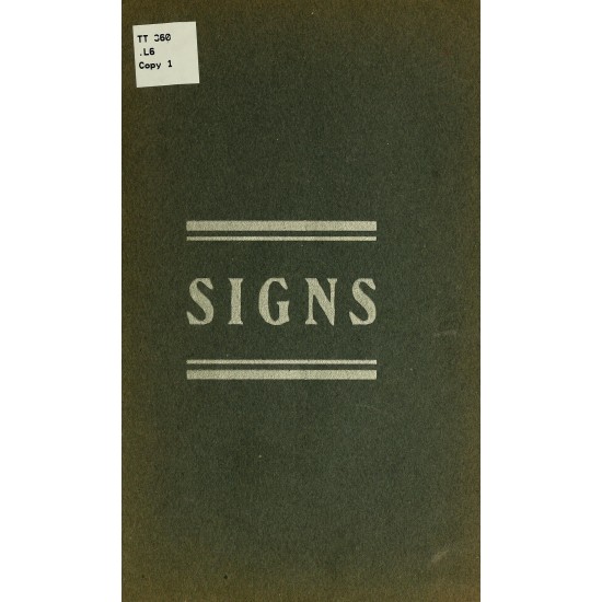 A Key to Practical Sign Writing (1903) — Digital Download A Key to Practical Sign Writing (1903) — Digital Download