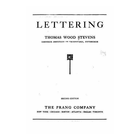 Lettering (1916) — Digital Download