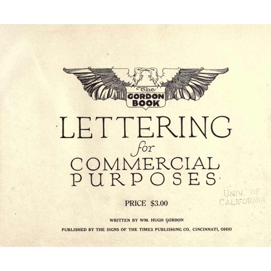 Lettering for Commercial Purposes (1918) — Digital Download
