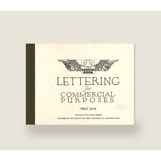 Lettering for Commercial Purposes (1918) — Digital Download