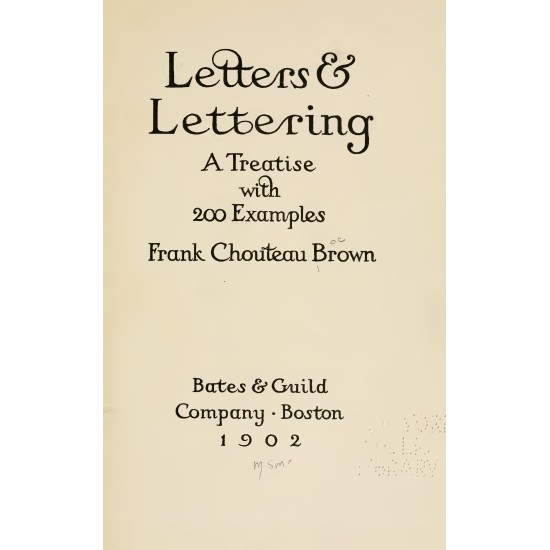 Letters & Lettering: A Treatise with 200 Examples (1902) — Digital Download Letters & Lettering: A Treatise with 200 Examples (1902) — Digital Download