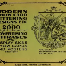 Modern Show Card Lettering, Designs and Advertising Phases (1906) — Digital Download