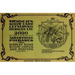 Modern Show Card Lettering, Designs and Advertising Phases (1906) — Digital Download Modern Show Card Lettering, Designs and Advertising Phases (1906) — Digital Download