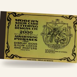 Modern Show Card Lettering, Designs and Advertising Phases (1906) — Digital Download