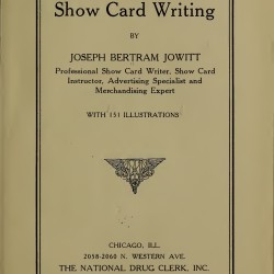 Modern Show Card Writing (1922) — Digital Download Modern Show Card Writing (1922) — Digital Download