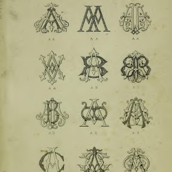 A Monogram and Alphabet Album (1878) — Digital Download