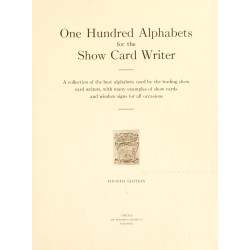 One Hundred Alphabets for the Show Card Writer (1919) — Digital Download One Hundred Alphabets for the Show Card Writer (1919) — Digital Download