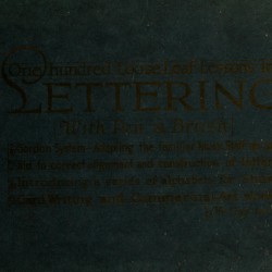 One Hundred Loose Leaf Lessons in Lettering with Pen and Brush (1920) — Digital Download