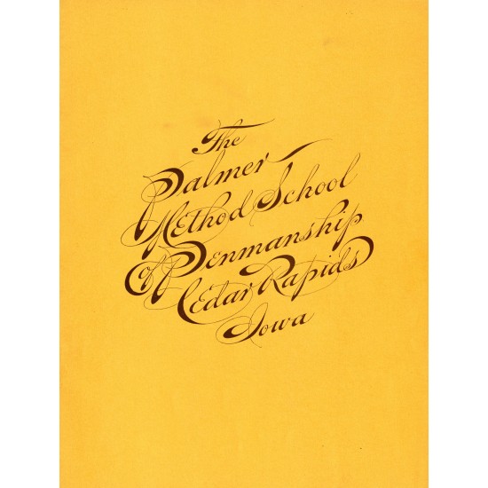 The Palmer Method School of Penmanship (1909) — Digital Download