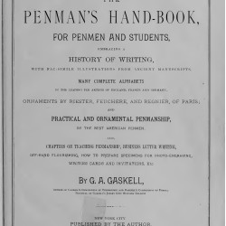 The Penman's Hand-Book (1883) — Digital Download The Penman's Hand-Book (1883) — Digital Download