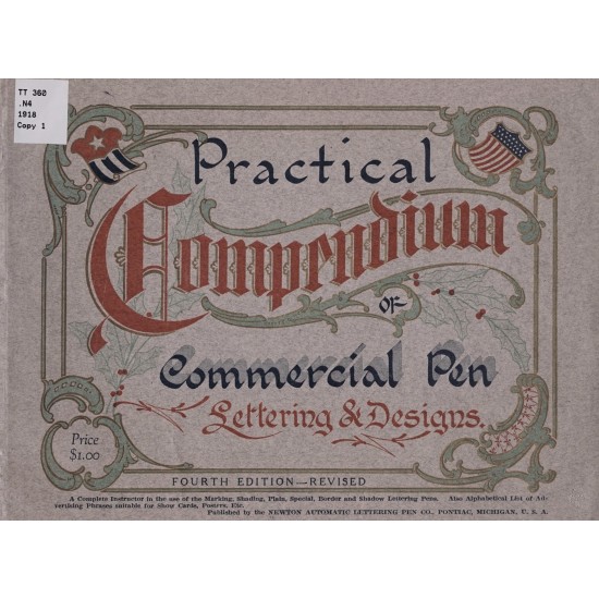 Practical Compendium of Commercial Pen Lettering & Designs (1918) — Digital Download