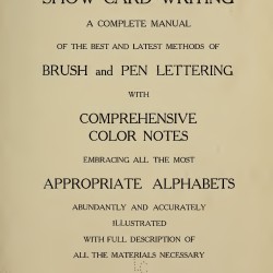 Practical Phrases of Show Card Writing (1922) — Digital Download Practical Phrases of Show Card Writing (1922) — Digital Download