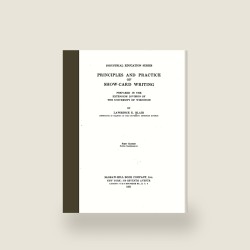 Principles and Practice of Show-Card Writing (1922) — Digital Download