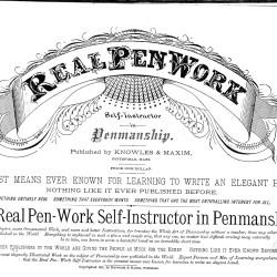 Real Pen Work: Self-Instructor in Penmanship (1881) — Digital Download Real Pen Work: Self-Instructor in Penmanship (1881) — Digital Download