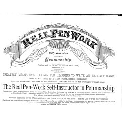 Real Pen Work: Self-Instructor in Penmanship (1881) — Digital Download Real Pen Work: Self-Instructor in Penmanship (1881) — Digital Download
