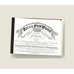 Real Pen Work: Self-Instructor in Penmanship (1881) — Digital Download