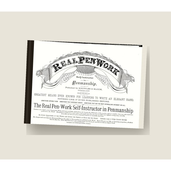 Real Pen Work: Self-Instructor in Penmanship (1881) — Digital Download