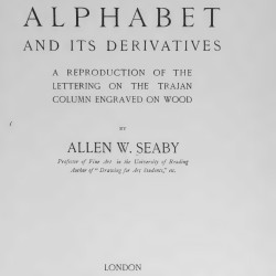 The Roman Alphabet and Its Derivatives (1925) — Digital Download