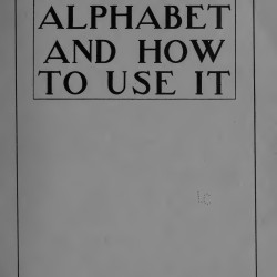 A Roman Alphabet and How to Use It (1917) — Digital Download