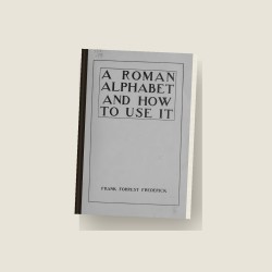 A Roman Alphabet and How to Use It (1917) — Digital Download