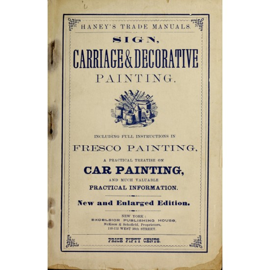 Sign, Carriage and Decorative Painting (1897) — Digital Download Sign, Carriage and Decorative Painting (1897) — Digital Download