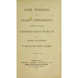 Sign Writing and Glass Embossing (1890) — Digital Download Sign Writing and Glass Embossing (1890) — Digital Download