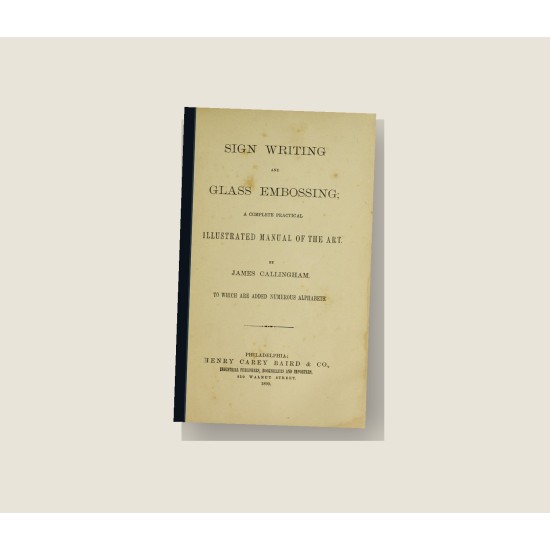 Sign Writing and Glass Embossing (1890) — Digital Download