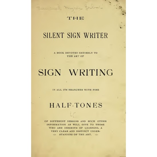 The Silent Sign Writer (1903) — Digital Download