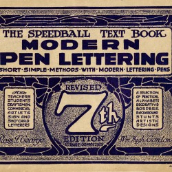 Speedball Text Book: Modern Pen Lettering, 7th Edition (1923) — Digital Download