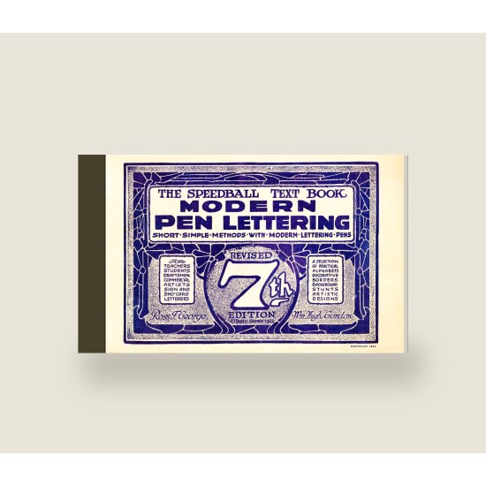 Speedball Text Book: Modern Pen Lettering, 7th Edition (1923) — Digital Download