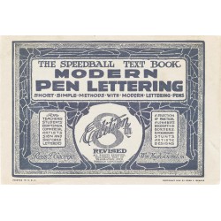 Speedball Text Book: Modern Pen Lettering, 8th Edition (1925) — Digital Download Speedball Text Book: Modern Pen Lettering, 8th Edition (1925) — Digital Download