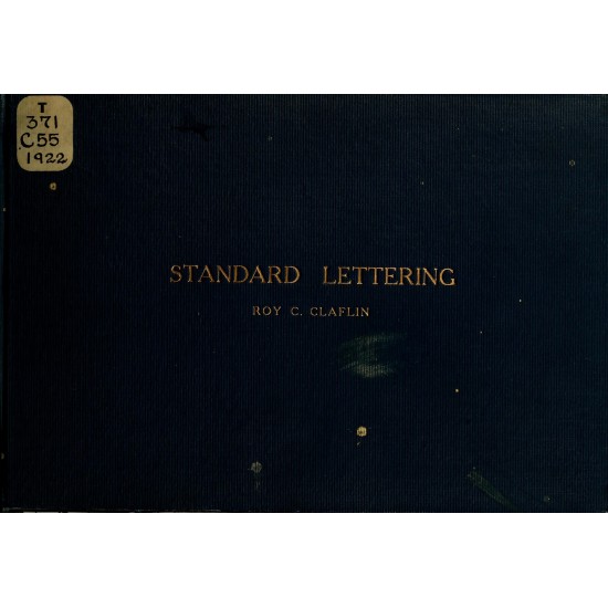 Standard Lettering (1922) — Digital Download