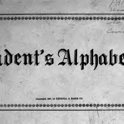 Student's Alphabets (1907) — Digital Download Student's Alphabets (1907) — Digital Download