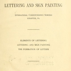 A Textbook on Lettering and Sign Painting (1902) — Digital Download