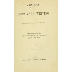 A Textbook on Show-Card Writing (1903) — Digital Download A Textbook on Show-Card Writing (1903) — Digital Download