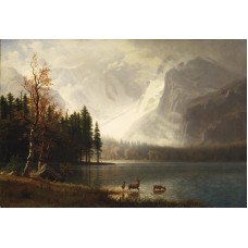 Bierstadt Estes Park Lake Western Art Bierstadt Estes Park Lake Western Art