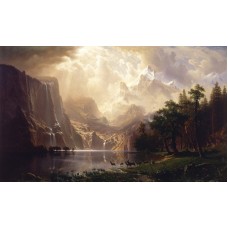 Bierstadt Sierra Nevada Lake Western Art Bierstadt Sierra Nevada Lake Western Art