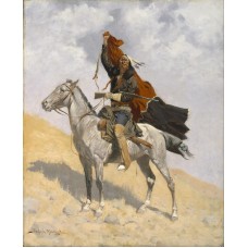 Remington Blanket Signal Rider Western Art Remington Blanket Signal Rider Western Art