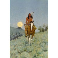 Remington Outlier Indian Horseman Western Art Remington Outlier Indian Horseman Western Art
