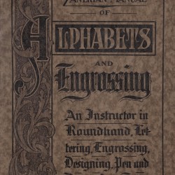 The Zanerian Manual of Alphabets and Engrossing (1918) — Digital Download The Zanerian Manual of Alphabets and Engrossing (1918) — Digital Download