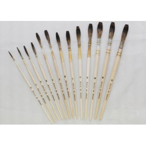 Lettering Quill brush grey series 189