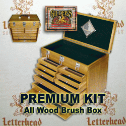 Brushes Box Premium All Wood Kit Brushes Box Premium All Wood Kit