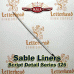 Script Liner Brush Sable series 126 Set