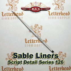 Script Liner Brush Sable series 126 size 2 Script Liner Brush Sable series 126 size 2