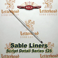Script Liner Brush Sable series 126 size 4