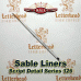 Script Liner Brush Sable series 126 Set